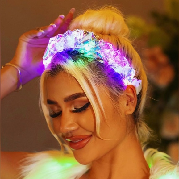 NWT Light Up Headband LED Glow Headbands - Picture 3 of 7